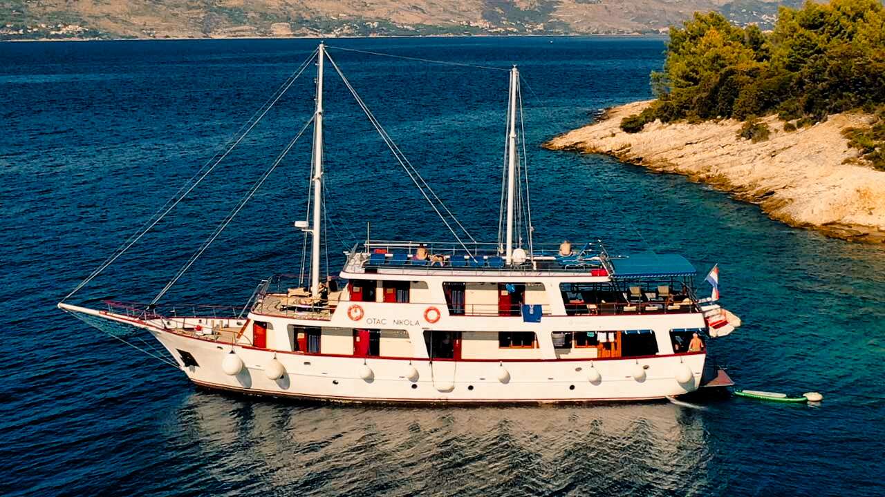 SUP Reise Kroatien Schiff