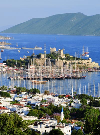 Hafen von Bodrum beim Inselhüpfen