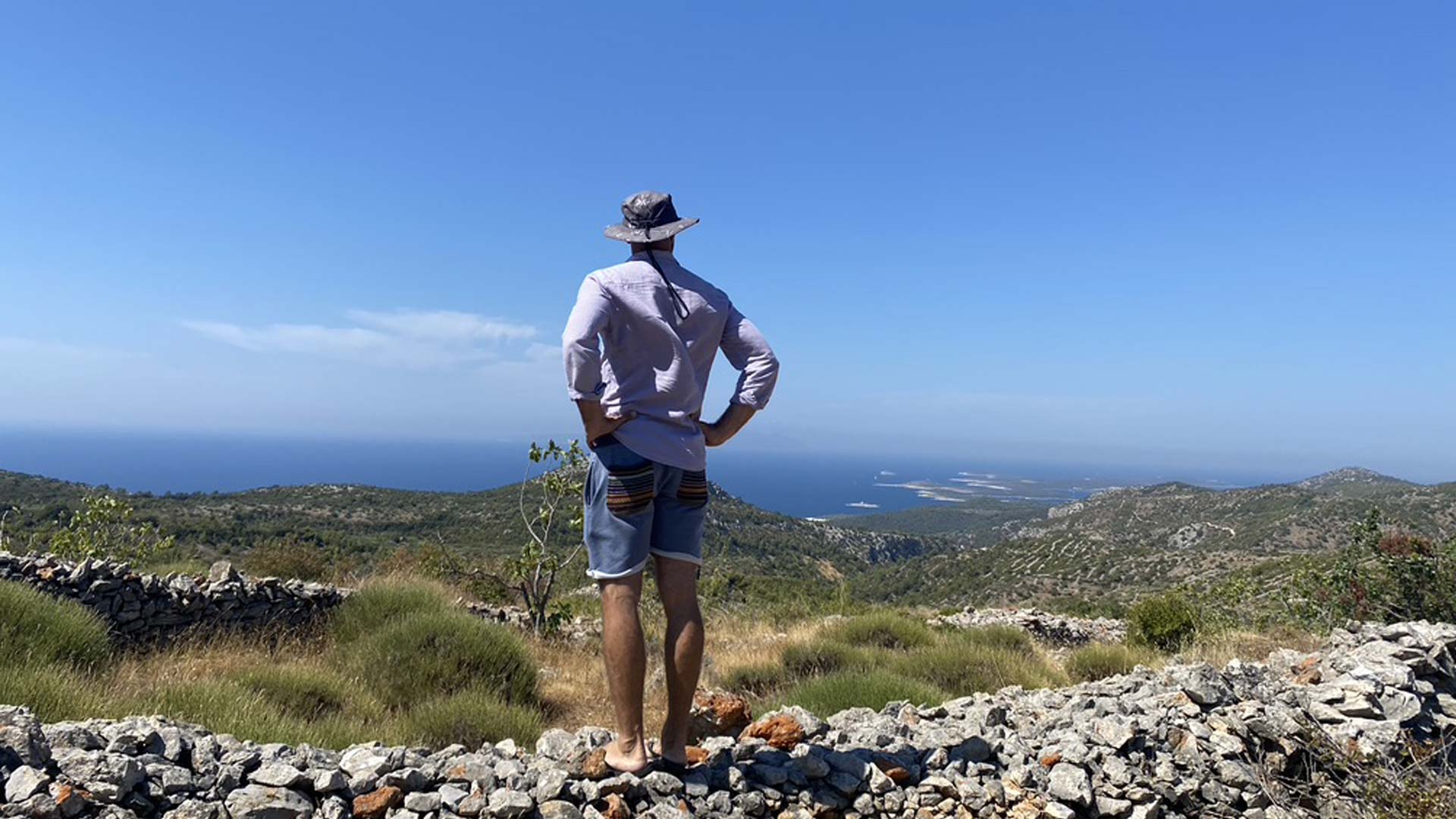 Wanderer in Kroatien